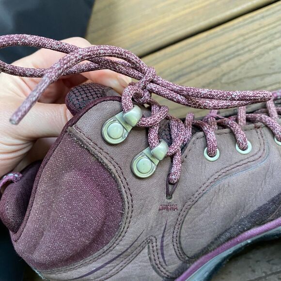 Keen Terradora Leather Mid Waterproof Boot Women's 7.5 Color Purple - Picture 4 of 10